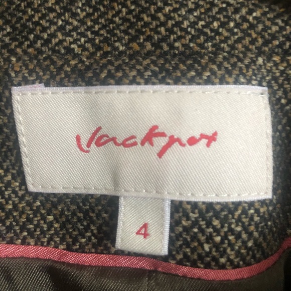 Jack Pot by Carli Gry NWT brown blazer jacket - Picture 5 of 6